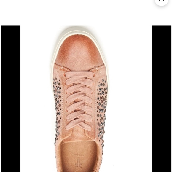 Frye Ivy Deco Stud Sneaker blush/pink size 7.5 - Picture 3 of 9